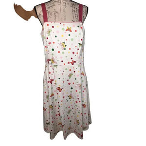 Michelle Antonelli,14 whimsical sleeveless, polkadot‎ butterfly sequence skater